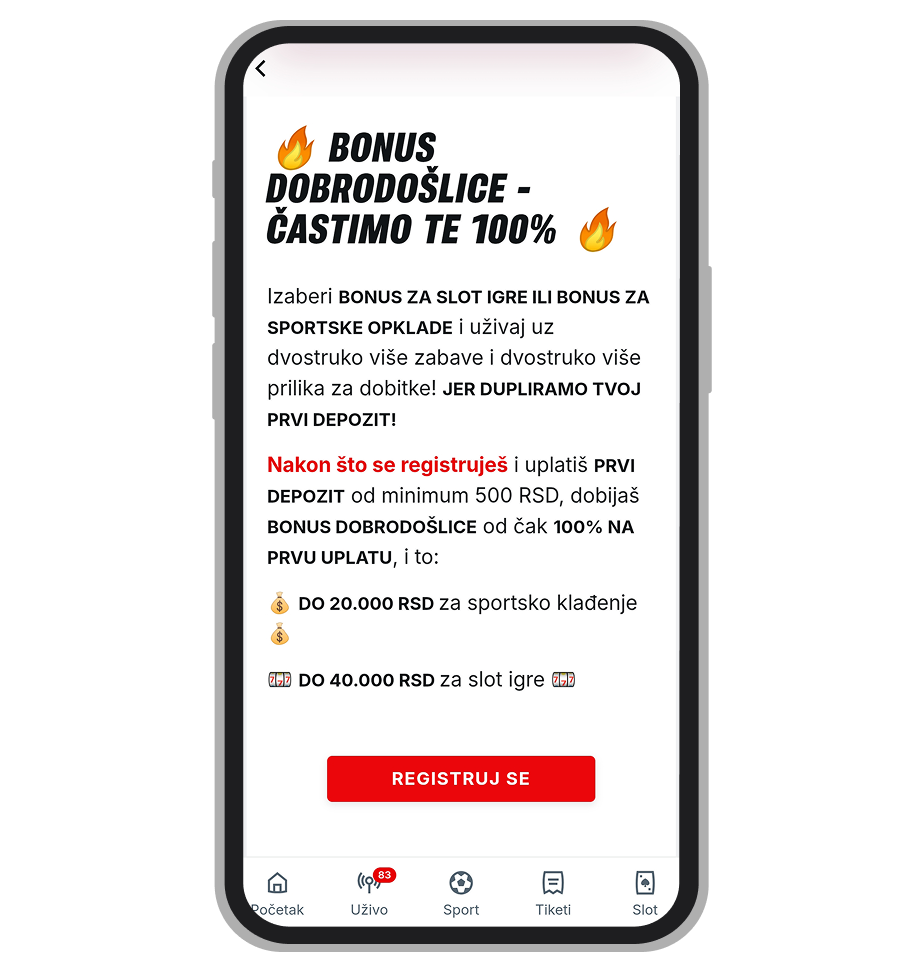 Superbet ponuda dobrodošlice