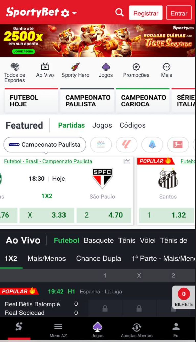 O site novo de 2025 da SportyBet